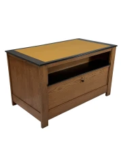 Art Deco Modernist Free-Standing Desk by J.A. Muntendam for L.O.V. Oosterbeek
